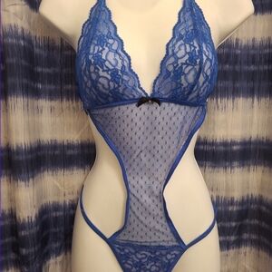 Blue Lace Bodysuit